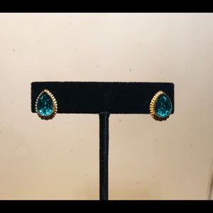 Classic Gold & Gem Earrings: Emerald/Ruby/Sapphire
